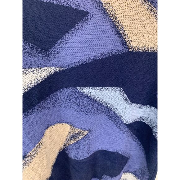 Chicos Womens Open Front Cardigan Size 1 Abstract Pattern 3/4 Sleeves - Picture 5 of 6